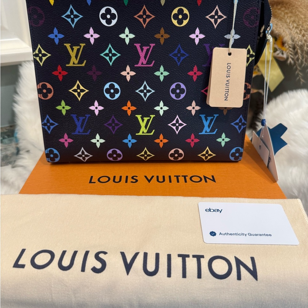 Authentic Louis Vuitton x Takashi Murakami Toiletry Pouch “Brand New”